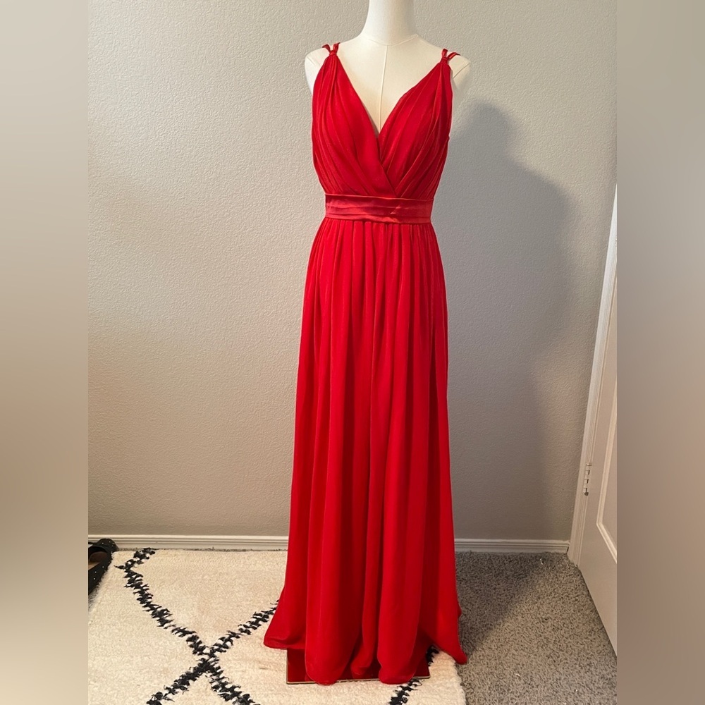 Chic Red Maxi Dress
